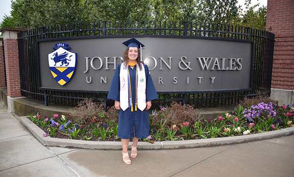 Sara at Johnson & Wales University