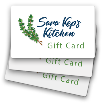 Sara Kep's Kitchen gift cards