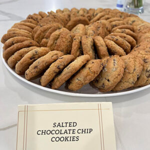 Salted Chocolate Chip Cookies