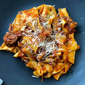 Beef Short Ribs Tagliatelle Pasta